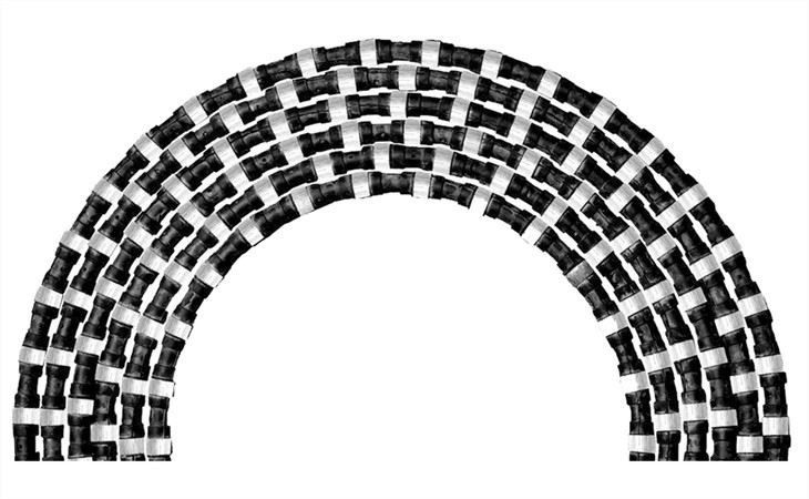 wire saw cutting for marble